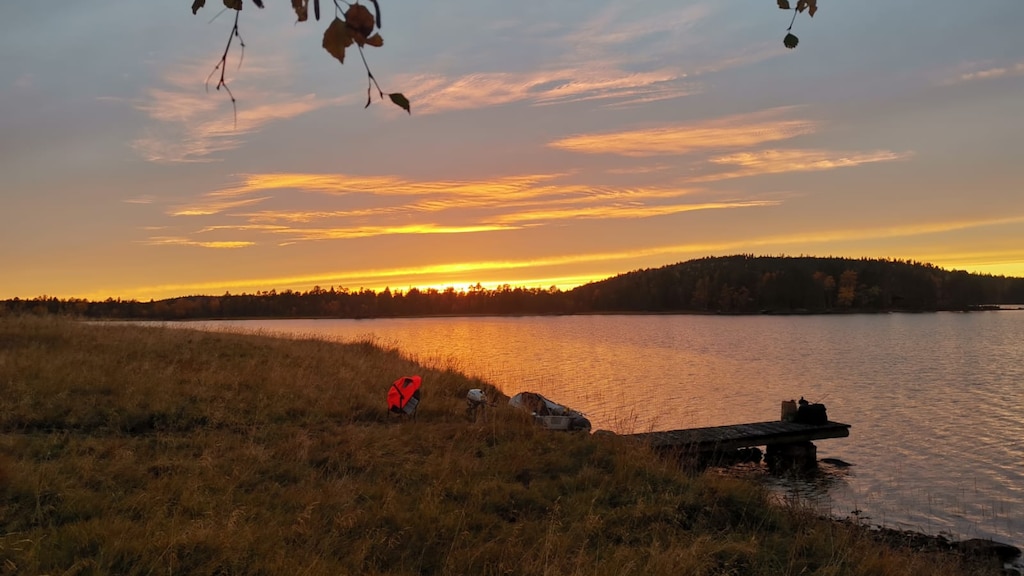 Uitzicht vanaf het schiereiland van Björn en zijn vriendin Claudia.