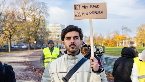 Jongeren de straat op voor erkenning toeslagenschandaal
