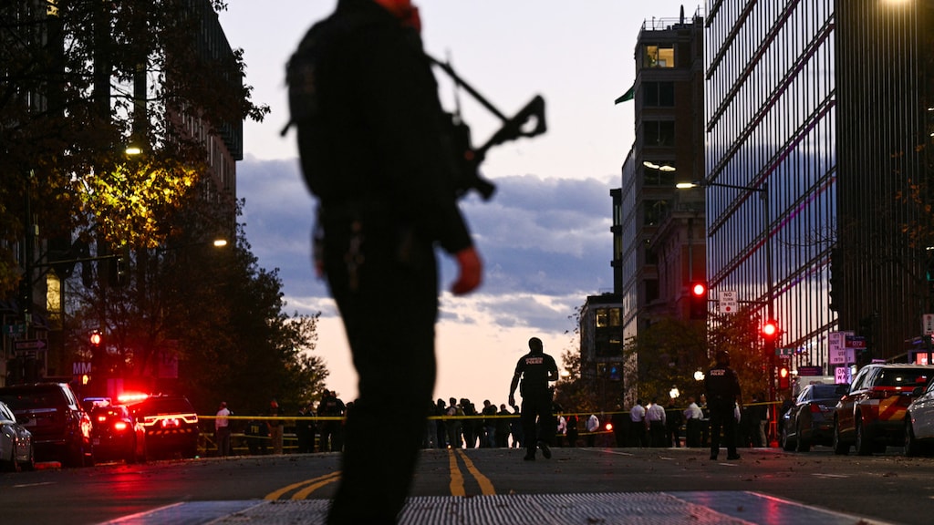 Verdachte schietpartij Washington reed VS door en 'lokte gardisten in hinderlaag'