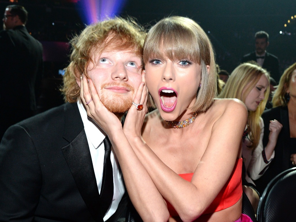 Ed Sheeran had lange 'bijpraatsessie' met Taylor Swift