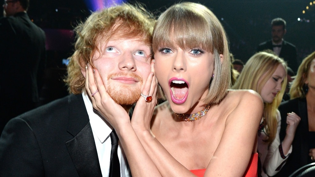 Ed Sheeran had lange 'bijpraatsessie' met Taylor Swift