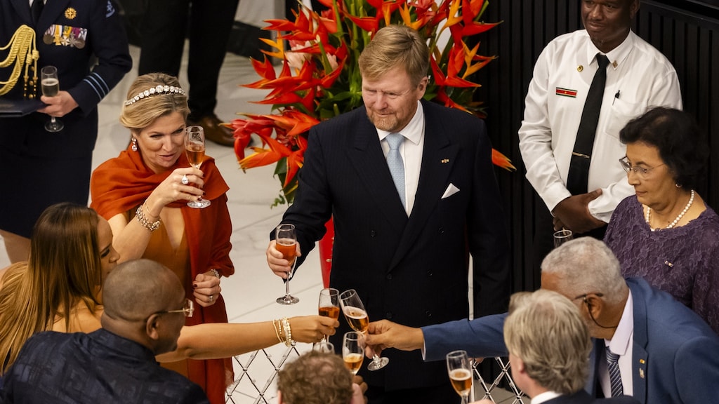 Van cassave tot truffeljus: dit Surinaamse menu kreeg het koningspaar voorgeschoteld