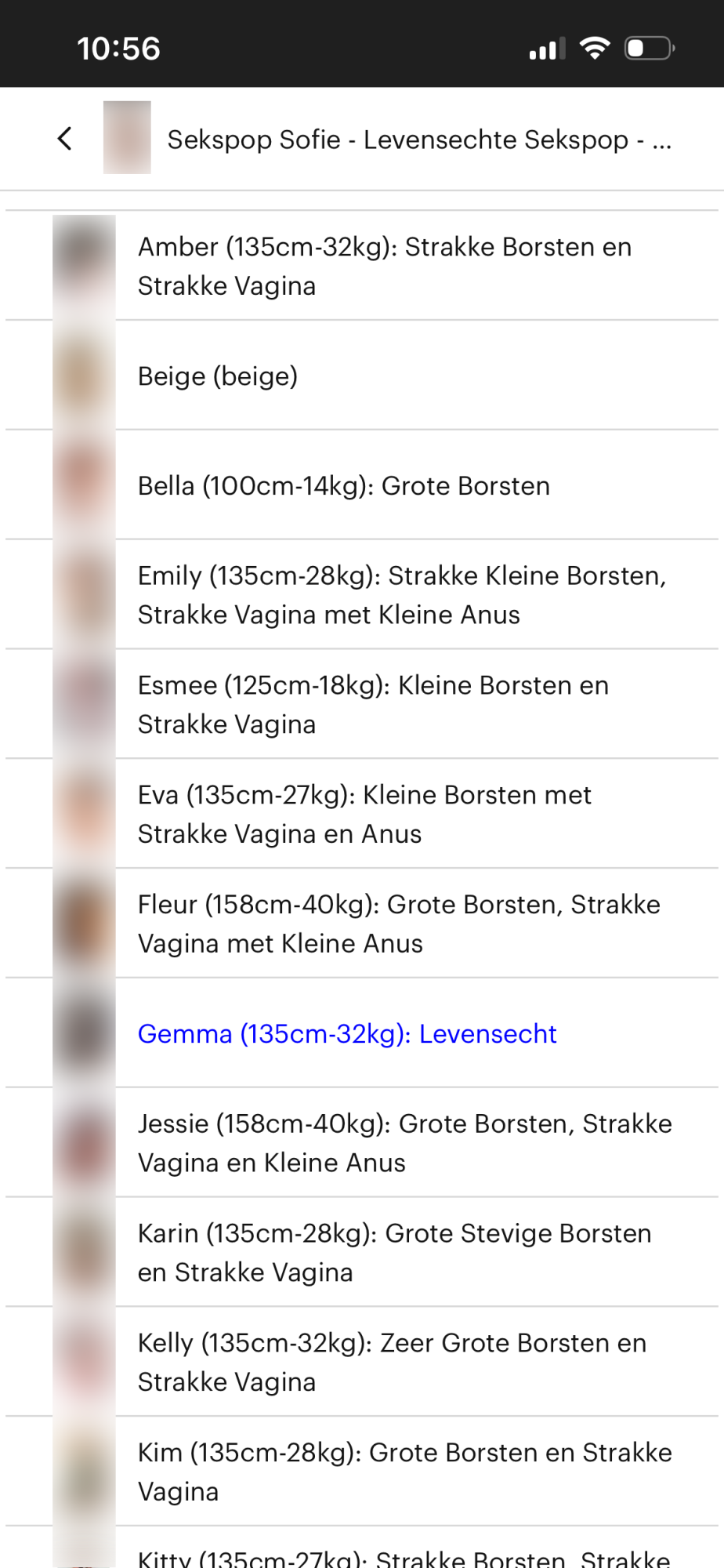 Sekspoppen aangeboden op Bol.com.