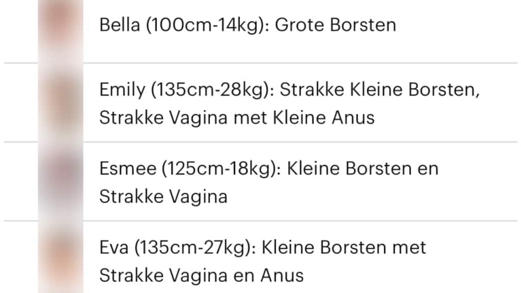 Sekspoppen aangeboden op Bol.com.