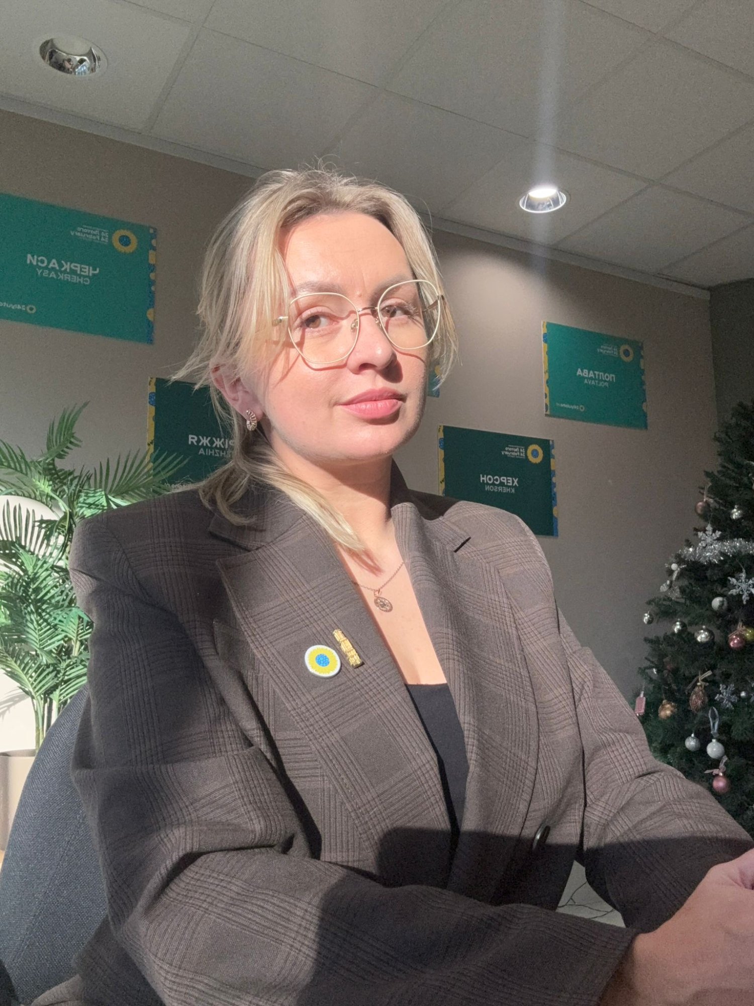 De Oekraïense Anna Bieliajevaa is naar Nederland gevlucht.