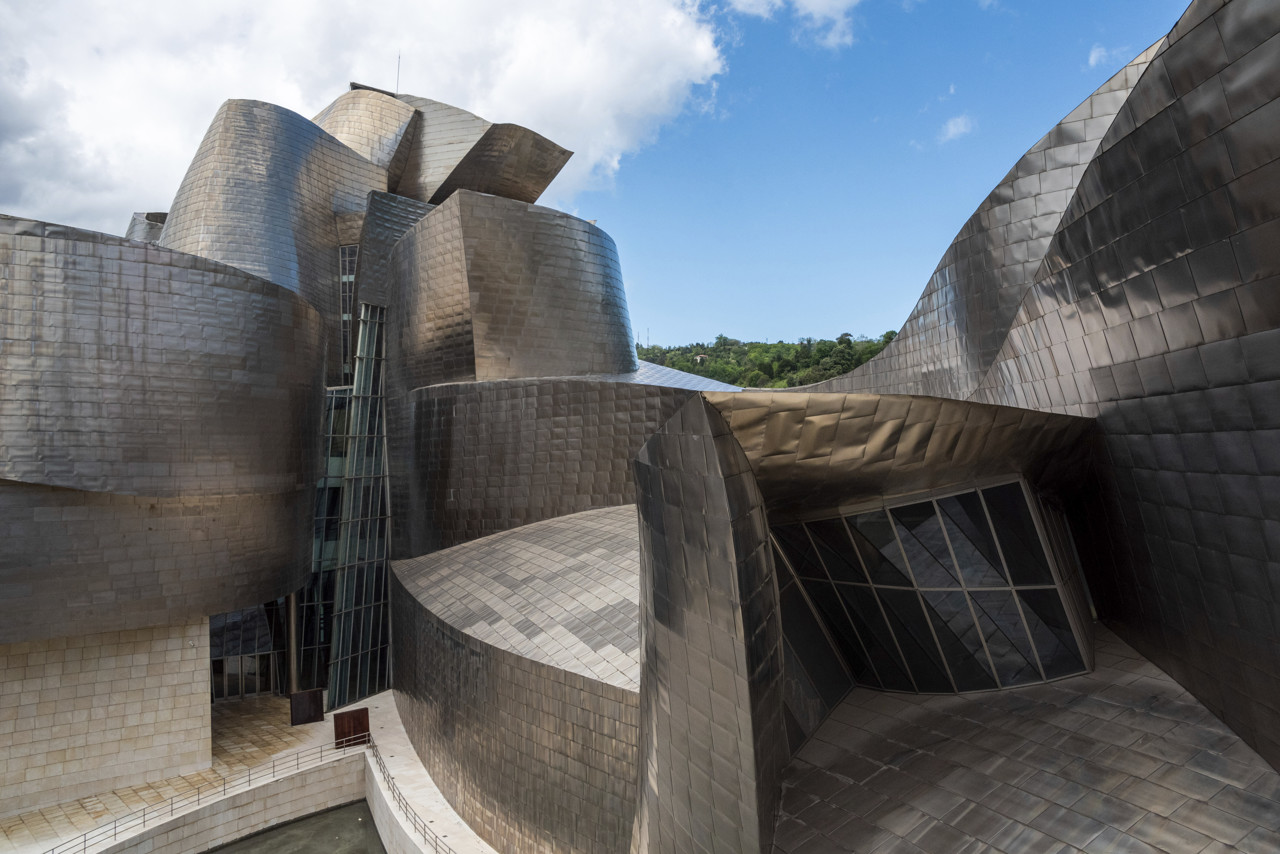 Het Guggenheim-museum in Bilbao.