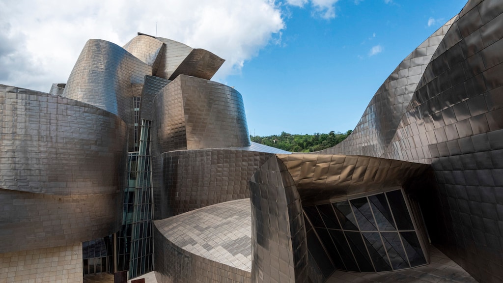 Het Guggenheim-museum in Bilbao.