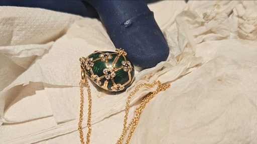 Door Nieuw-Zeelandse dief ingeslikt Fabergé-ei op 'natuurlijke wijze' terug