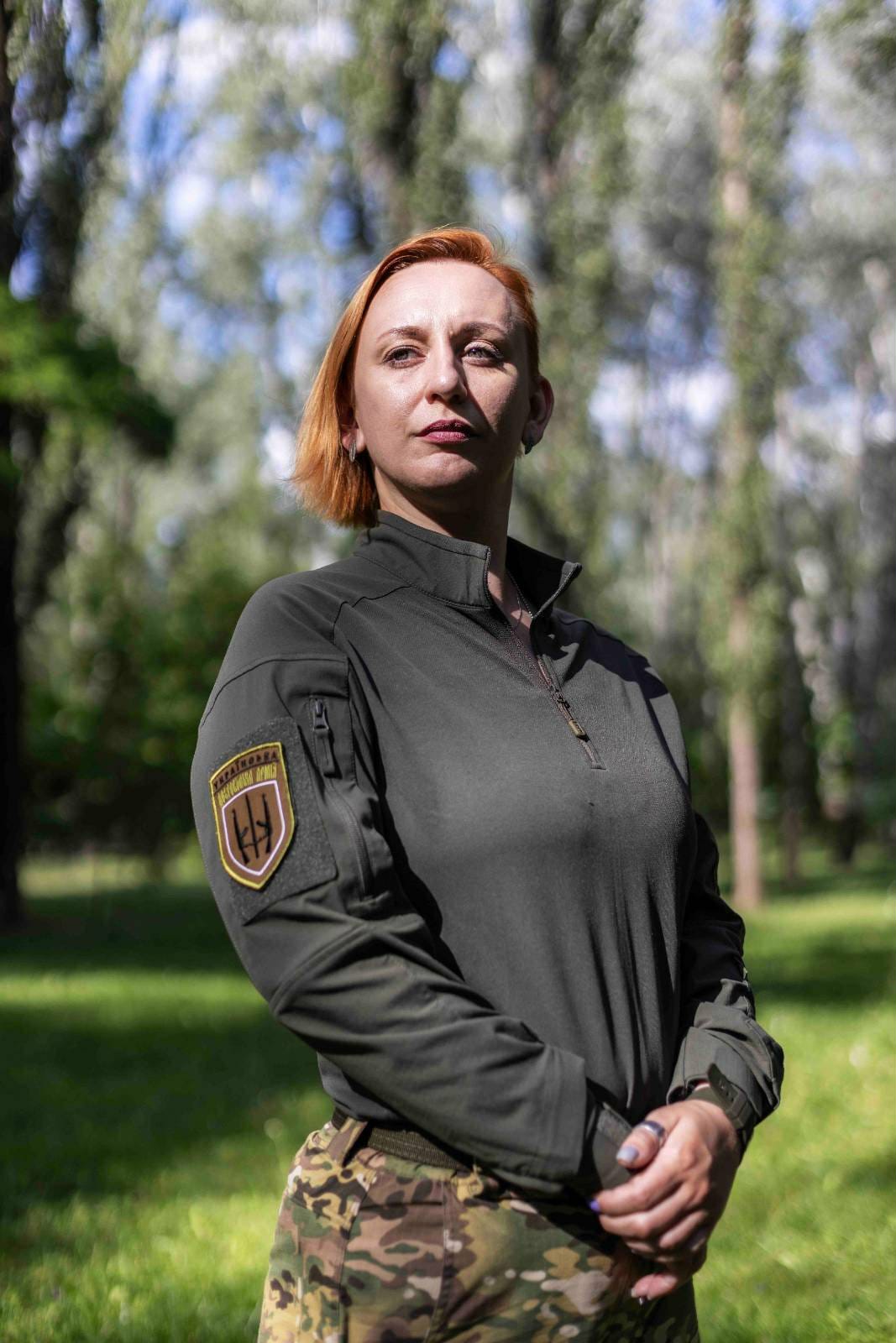 Jevhenija Kolesnitsjenko in dienst.