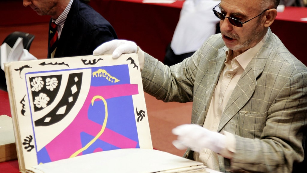 Het boek 'Jazz' van de Franse kunstenaar Henri Matisse uit 1947.