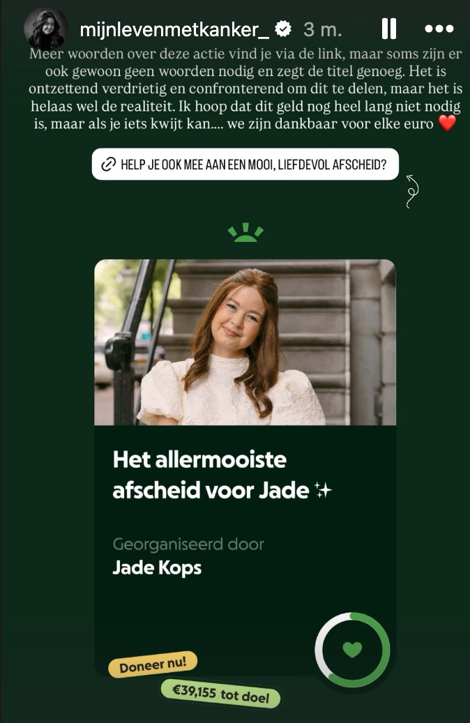 Instagram Story Jade Kops