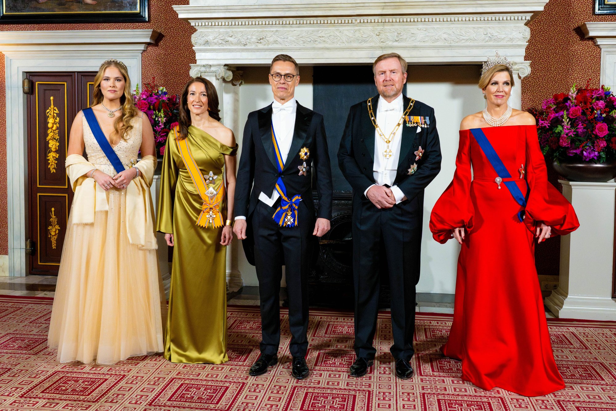 Prinses Amalia, koning Willem-Alexander en koningin Máxima