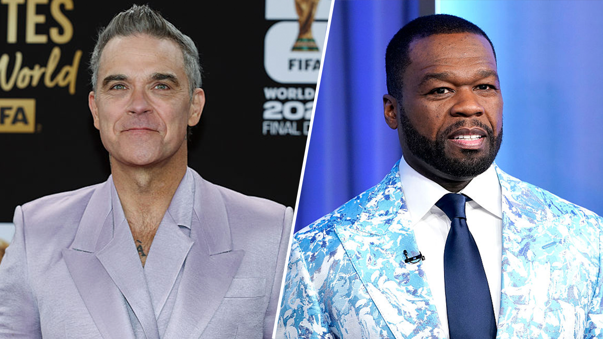 Robbie Williams bang voor ruzie met 50 Cent