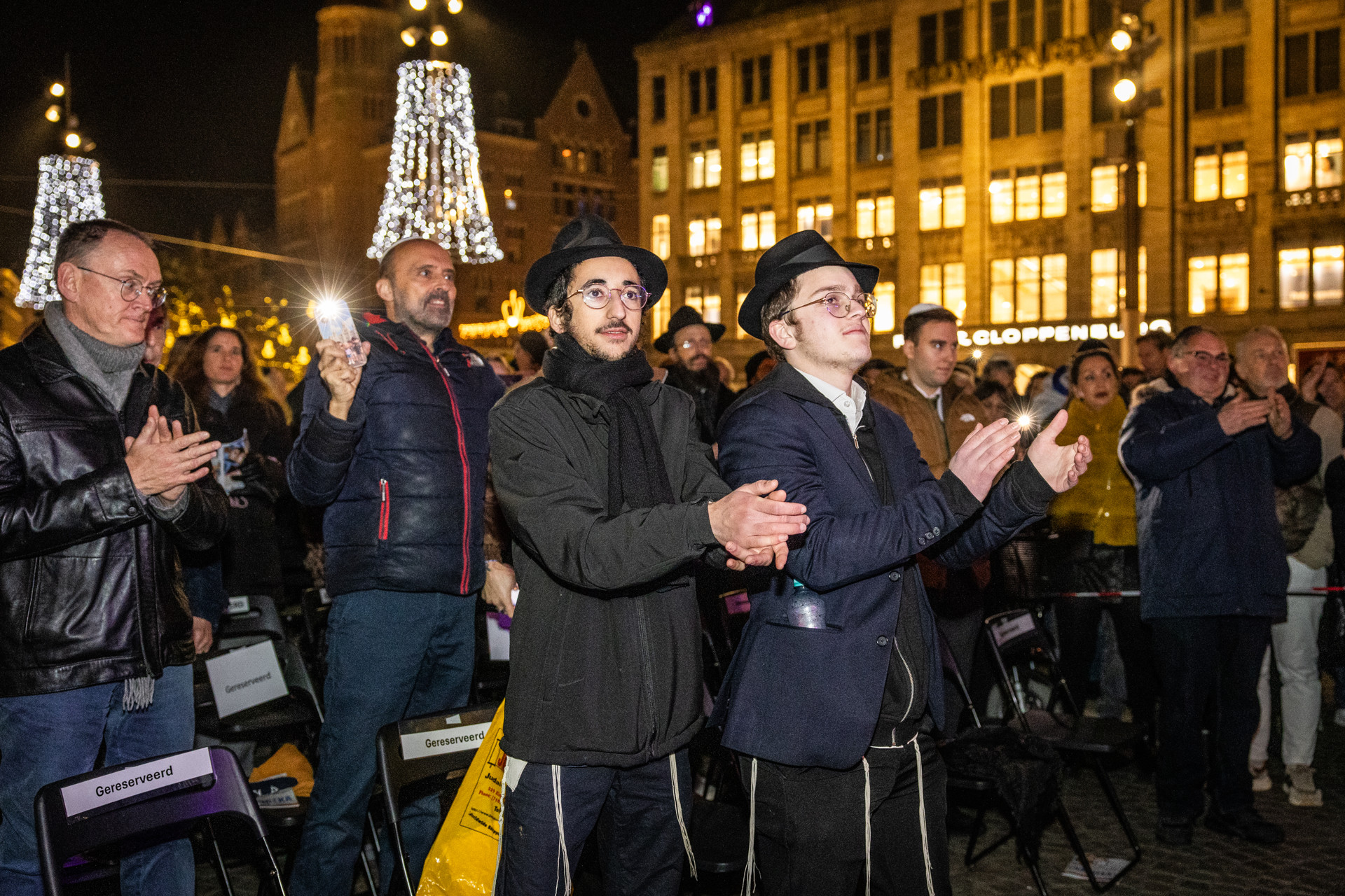 Extra beveiliging bij chanoekaviering in Amsterdam na aanslag Sydney 