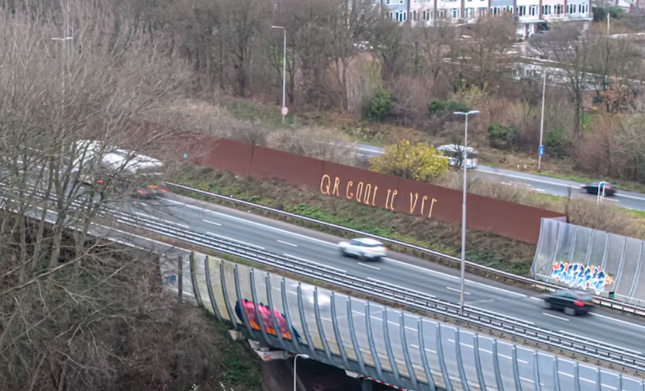 Ook deze tekst was te lezen.