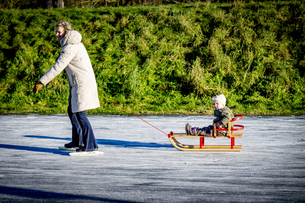 Eerste officiële ijsdag van de winter, hele dag onder nul in De Bilt