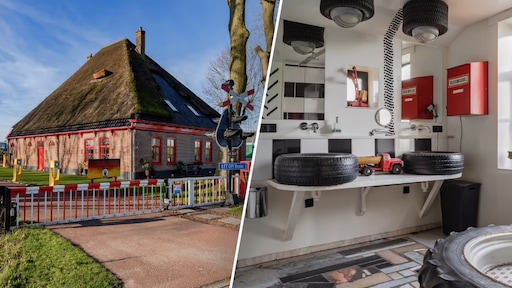 Funda-vondst: slapen in een dubbeldekker en douchen in een tractorband