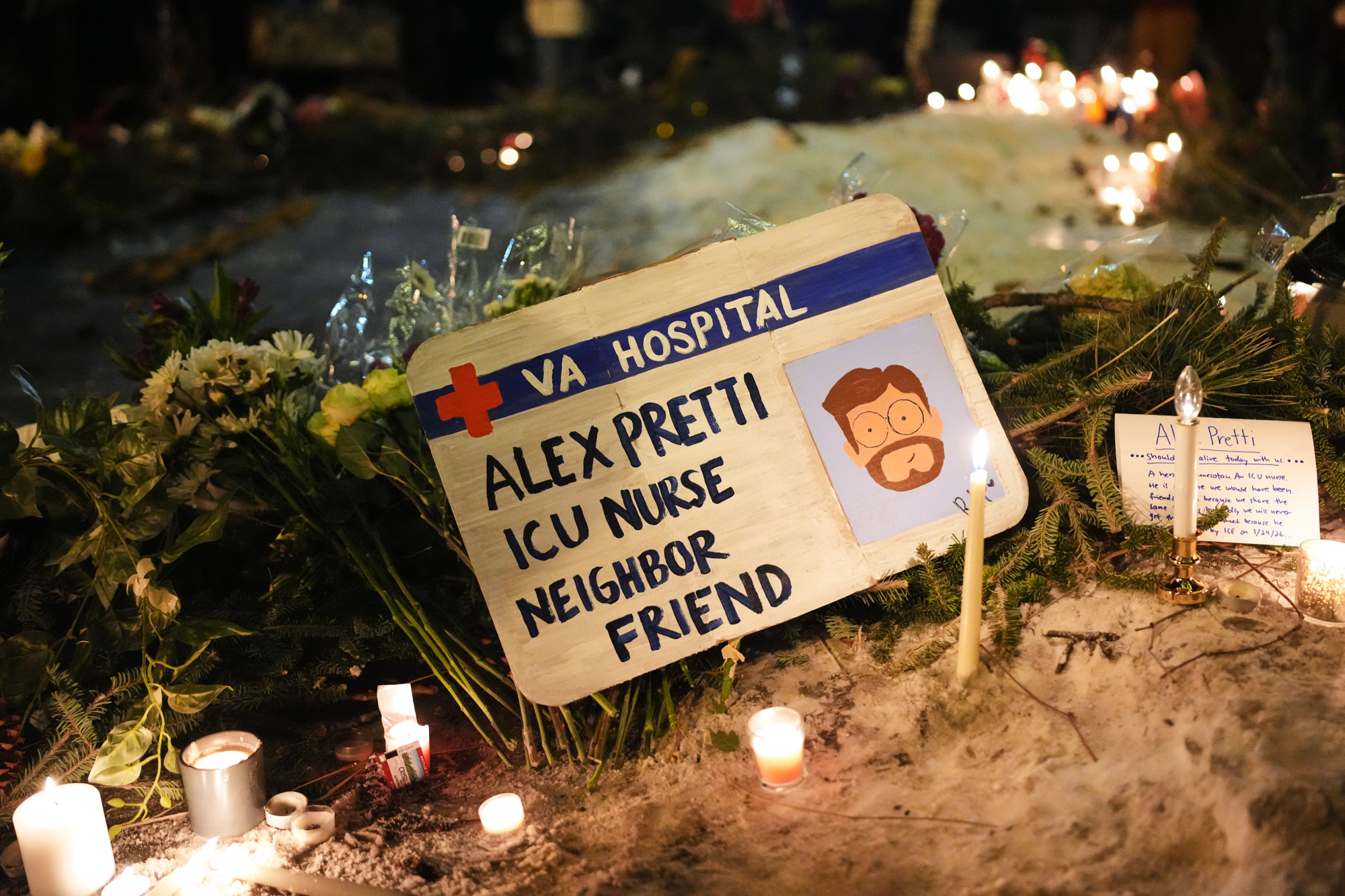 Een wake voor Alex Pretti