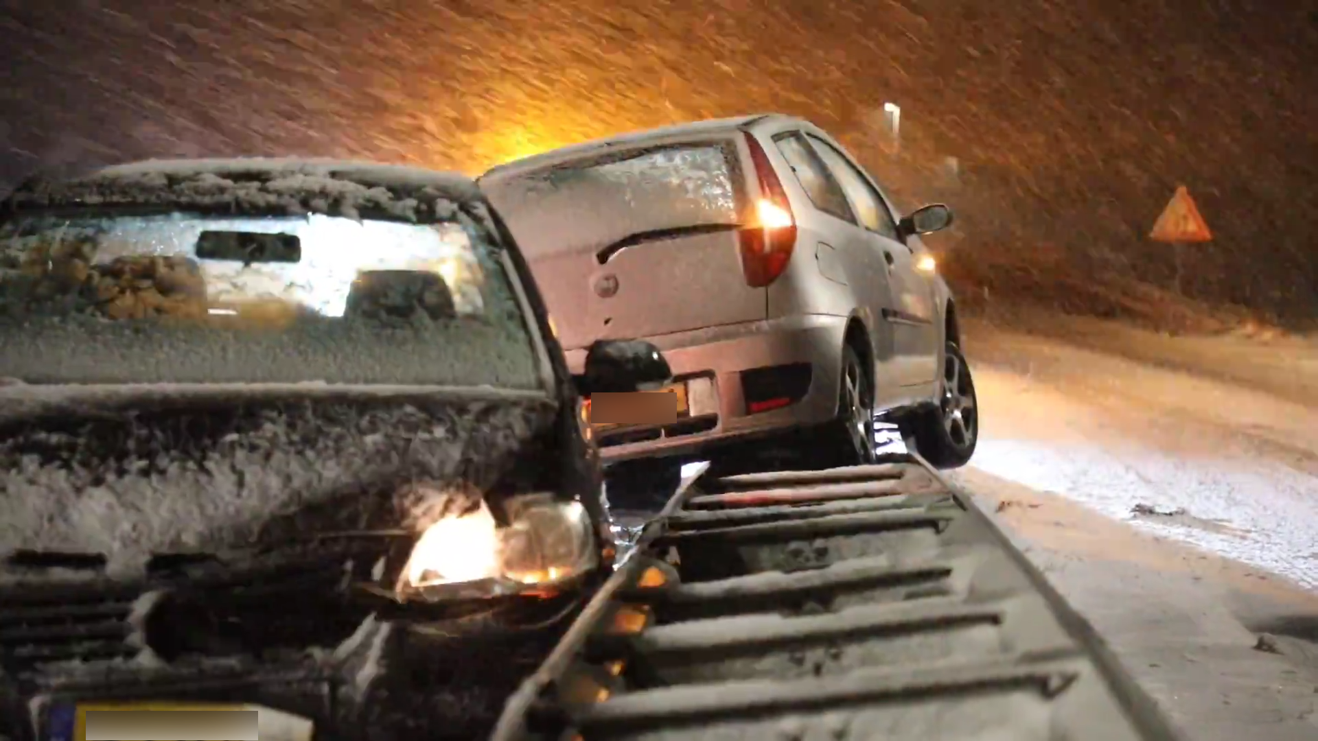 Glad in noorden van het land door sneeuw, meerdere ongelukken