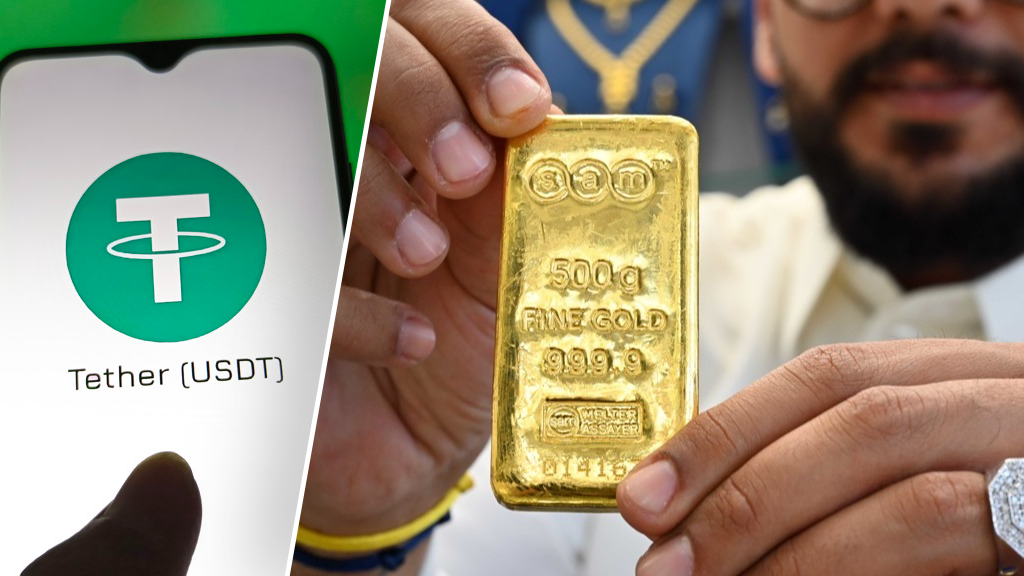 Cryptobedrijf Tether blijft goud kopen: elke week 80 tot 160 goudstaven