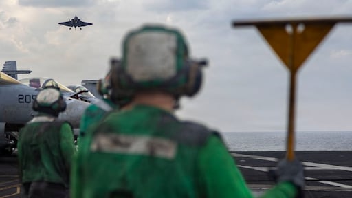 VS schieten Iraanse drone neer bij vliegdekschip in Arabische Zee