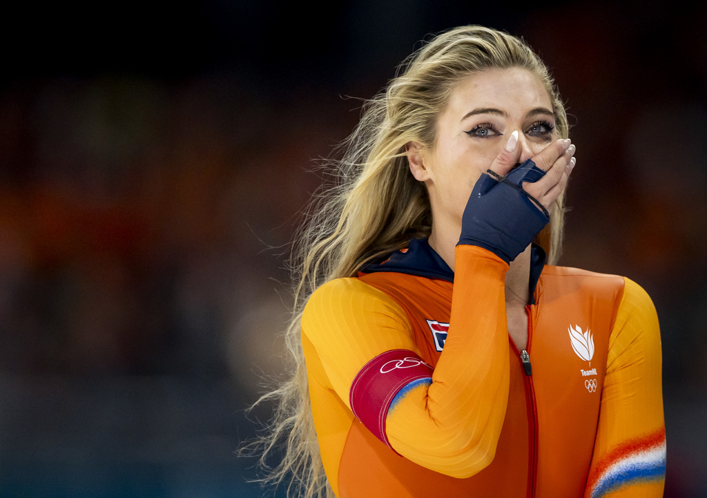 In beeld: de gouden race van Jutta Leerdam in Milaan