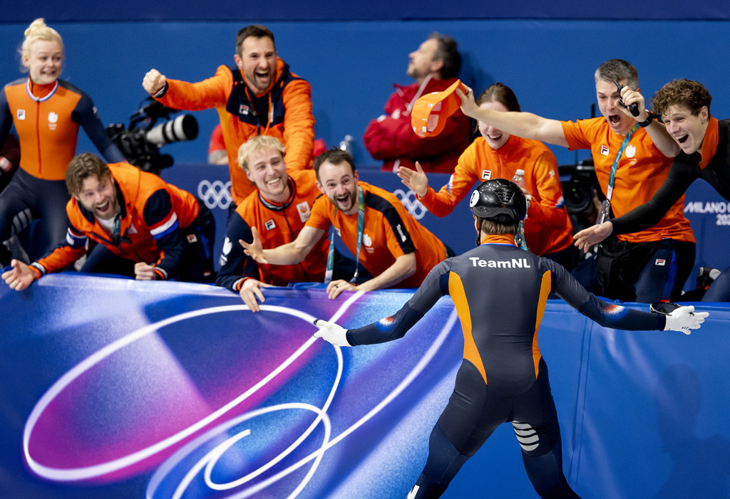 Goud en na ruim kwartier nog een keer goud shorttrackers: 'Avond om nooit te vergeten'