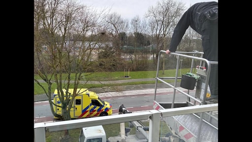 Glazenwasser Peter ziet gewonde vrouw in woning liggen en schiet te hulp