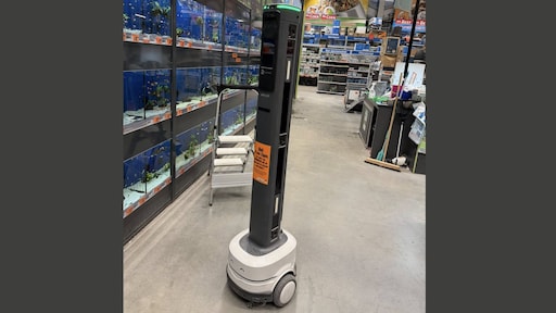 Primeur in Nederland: deze robot rijdt nu rond in filiaal bouwmarkt