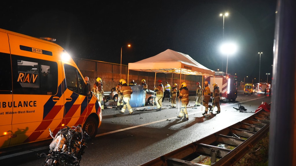 De weg is dicht voor onderzoek.