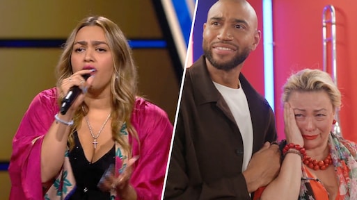 Malgosia in tranen door auditie dochter bij The voice of Holland