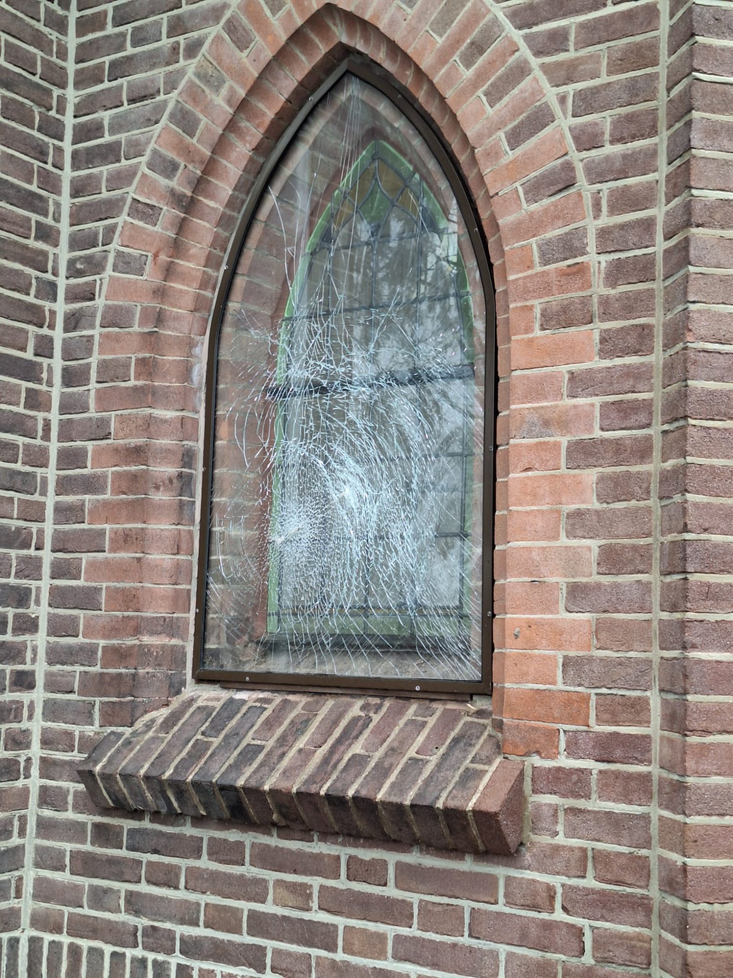 Gelukkig hebben we veiligheidsglas.