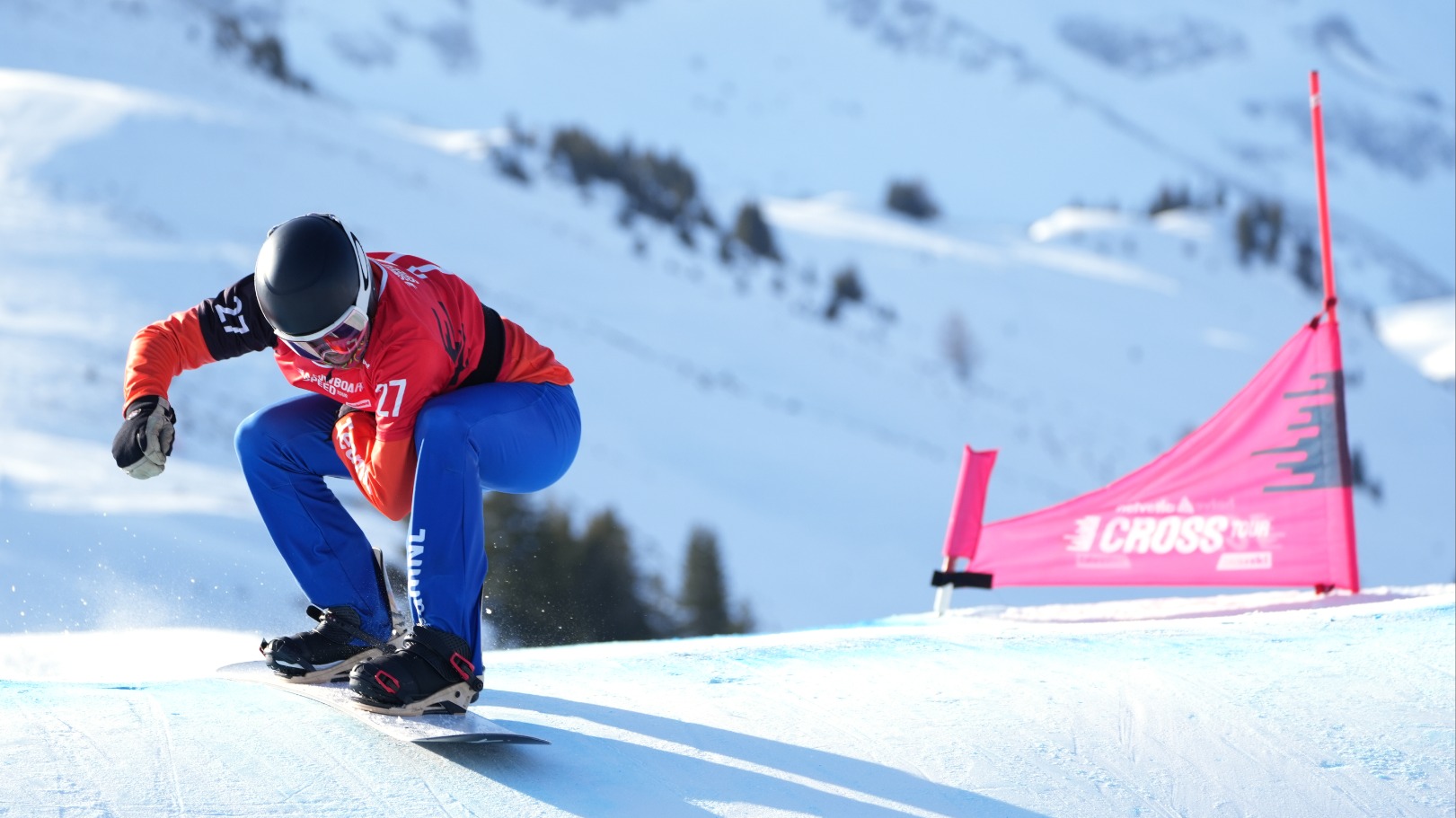Dean van Kooij in actie. 