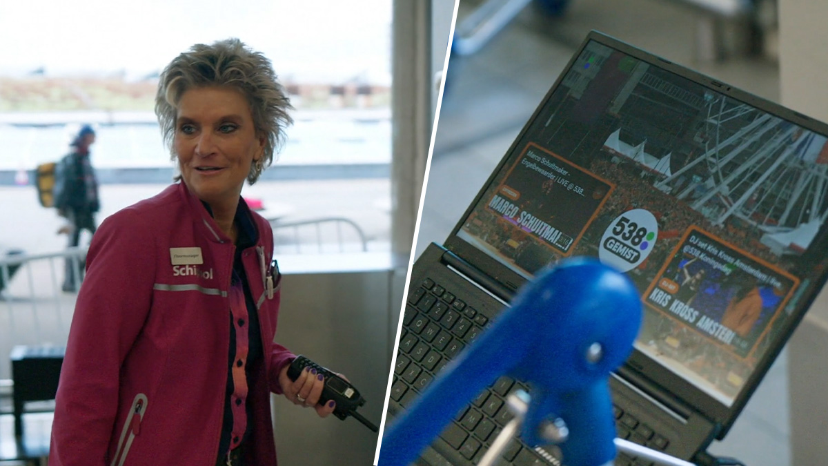 Verdachte laptop leidt tot bizarre taferelen bij Josée in Schiphol Airport: 'Vind dit een rare situa