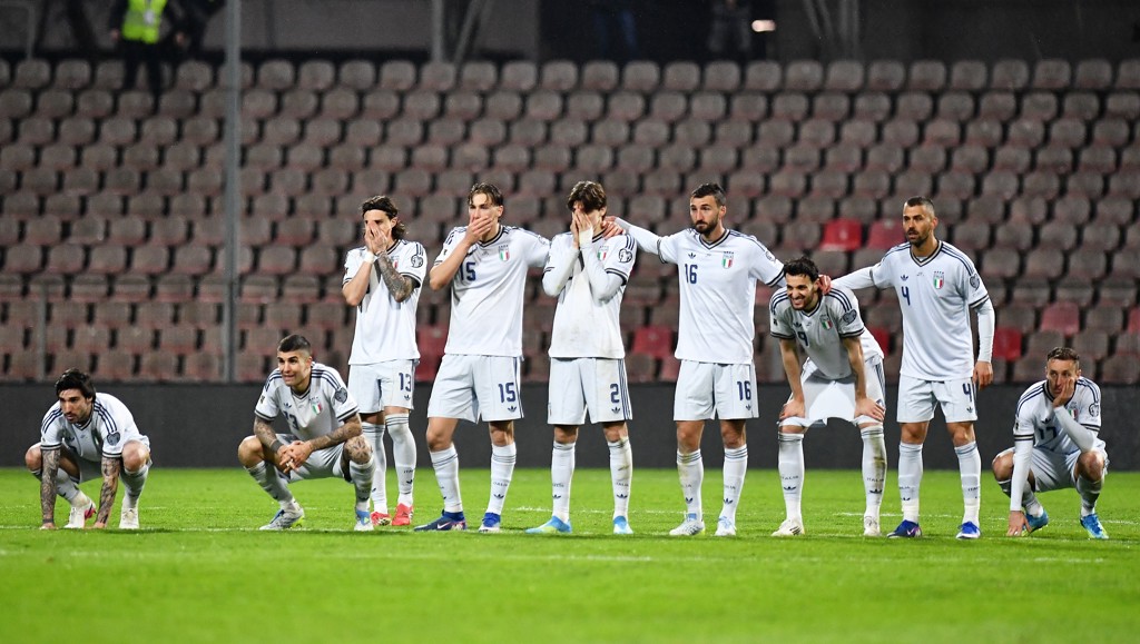 Italië doet opnieuw niet mee aan WK na penalty-debacle tegen Bosnië