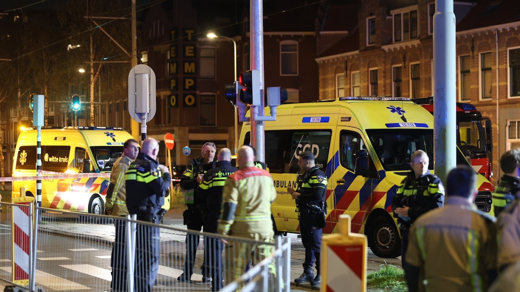 De hulpdiensten waren massaal aanwezig.