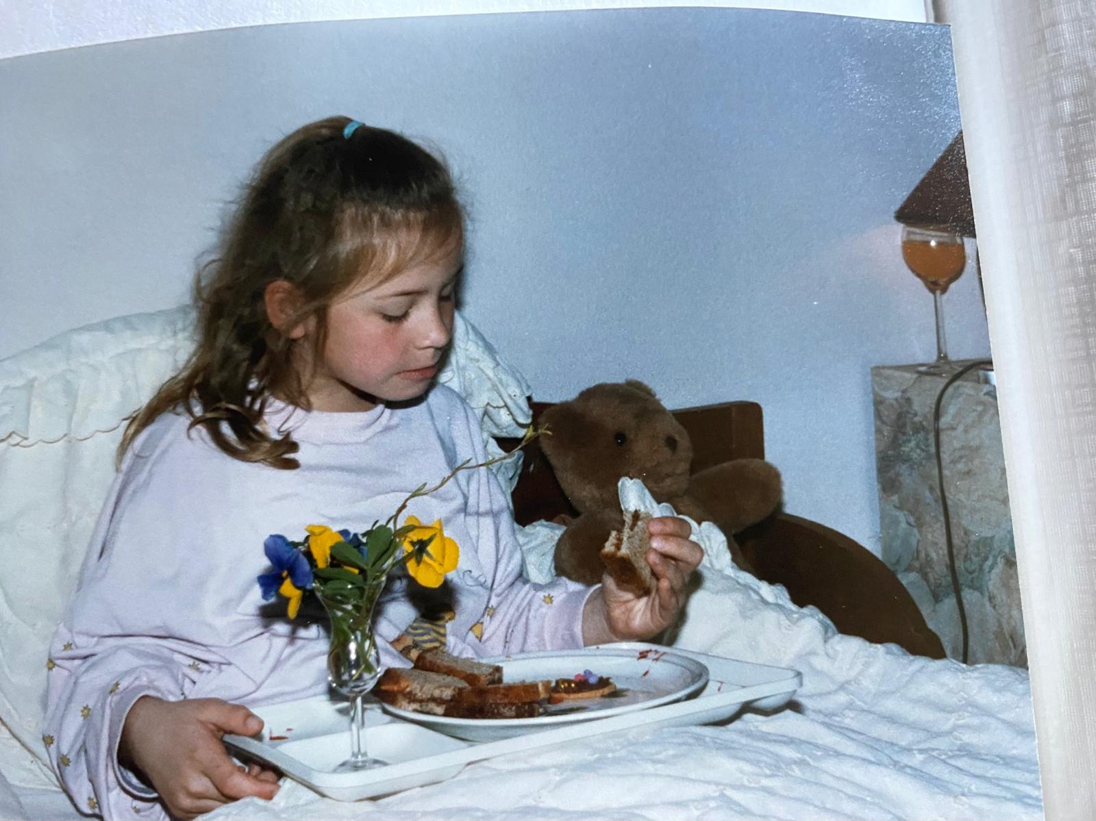 Liesanne op 8-jarige leeftijd, het jaar waarin ze de diagnose diabetes kreeg.