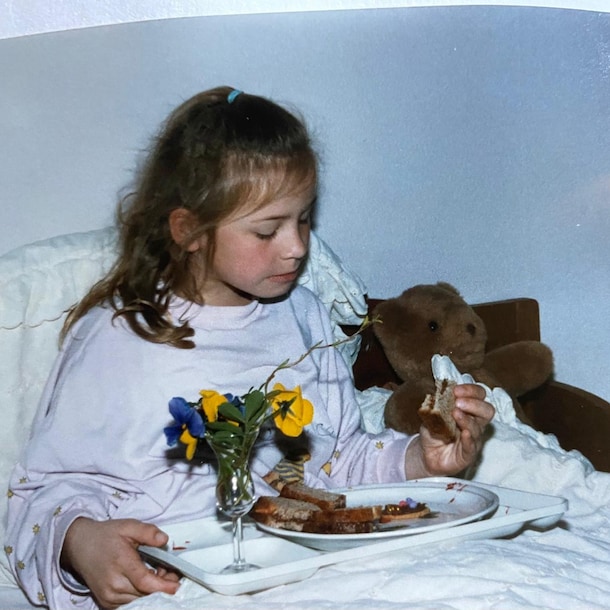 Liesanne op 8-jarige leeftijd, het jaar waarin ze de diagnose diabetes kreeg.