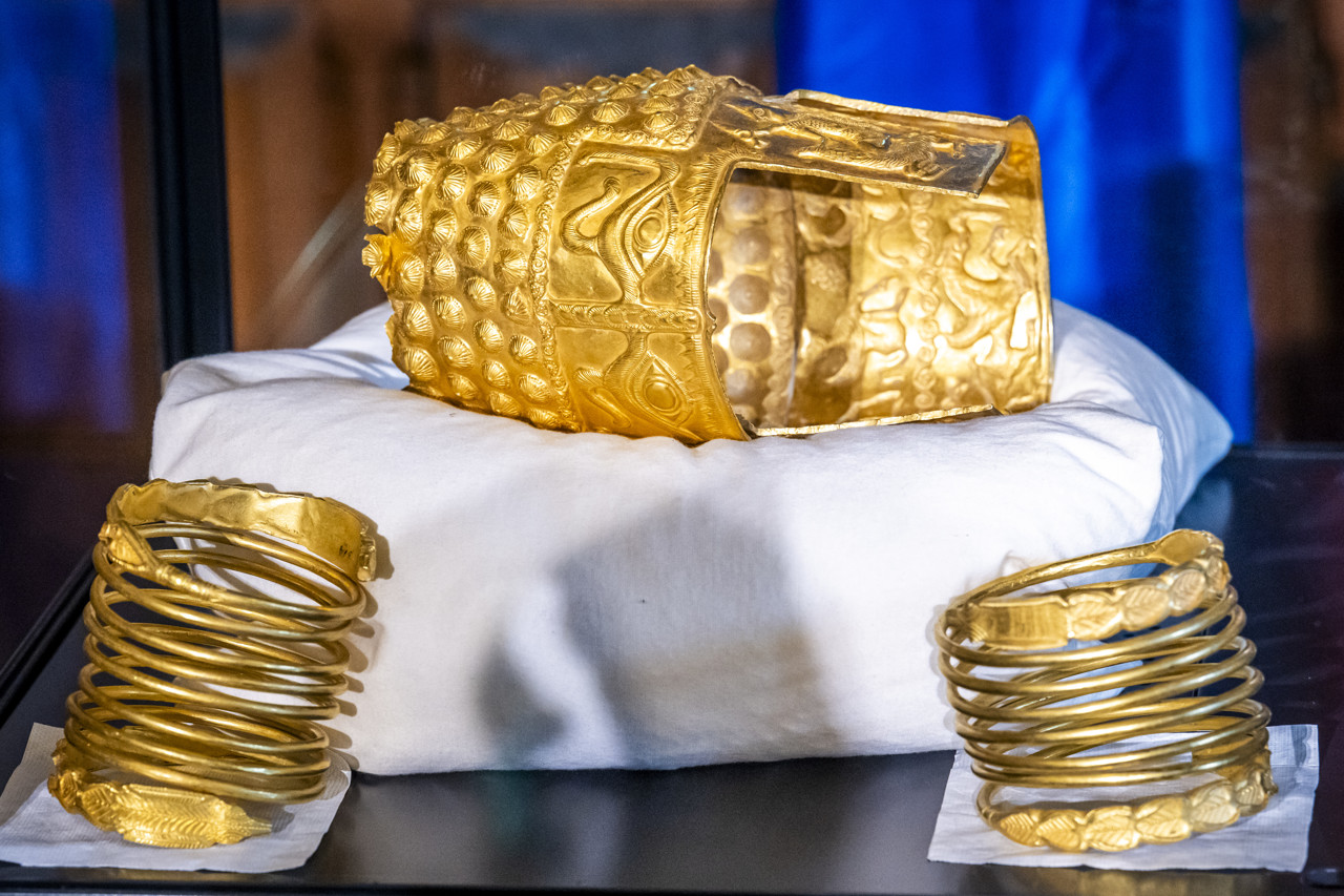 Gestolen gouden helm volgende week weer in Roemeens museum te zien