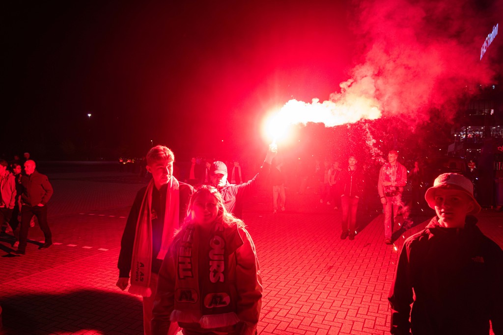 Groot feest in Alkmaar na winst KNVB-beker door AZ