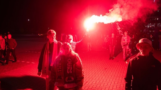Groot feest in Alkmaar na winst KNVB-beker door AZ