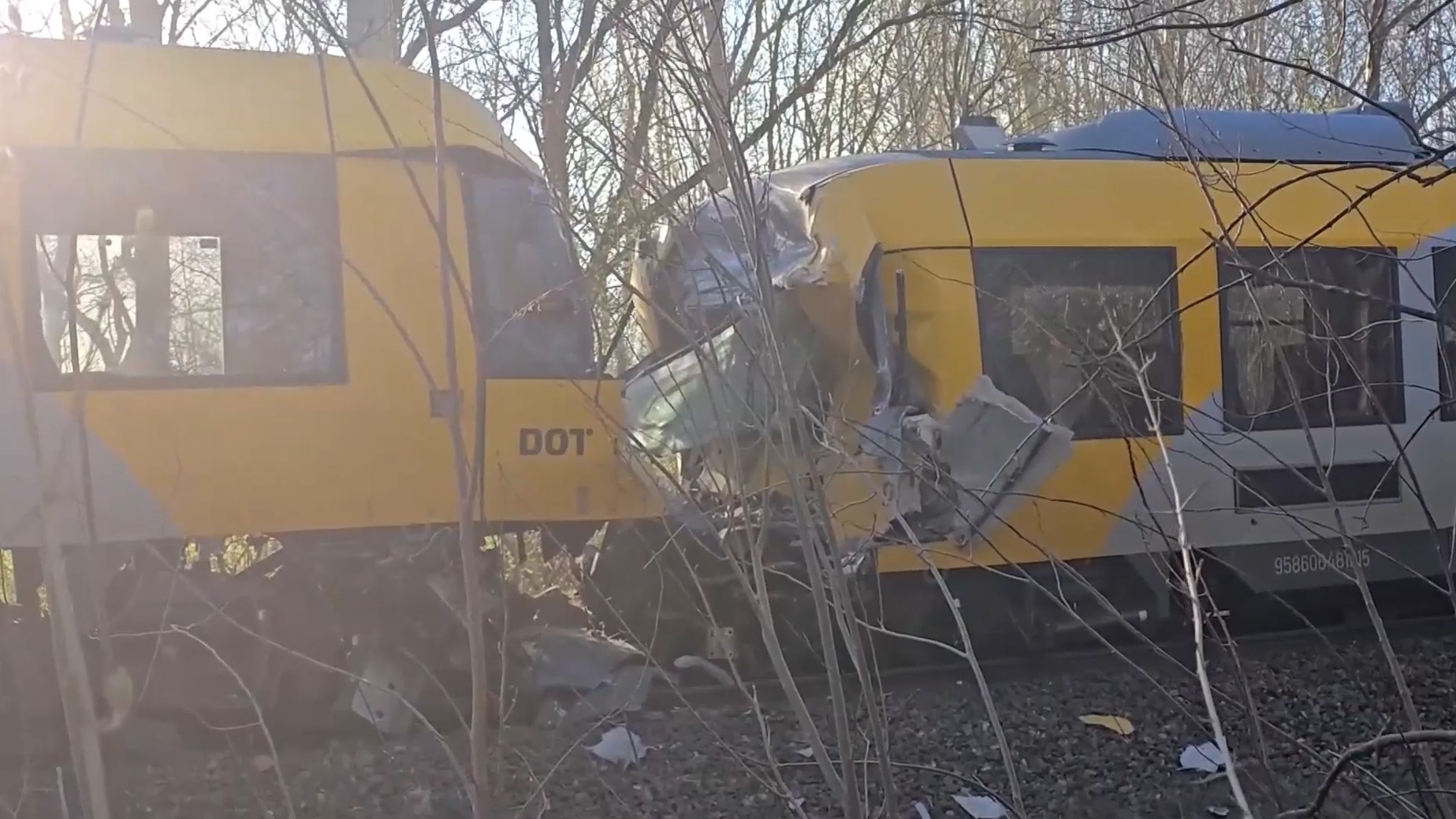 Frontale treinbotsing Denemarken: meerdere gewonden 