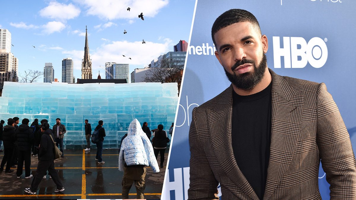 Drake veroorzaakt chaos met ijsstunt, brandweer grijpt in