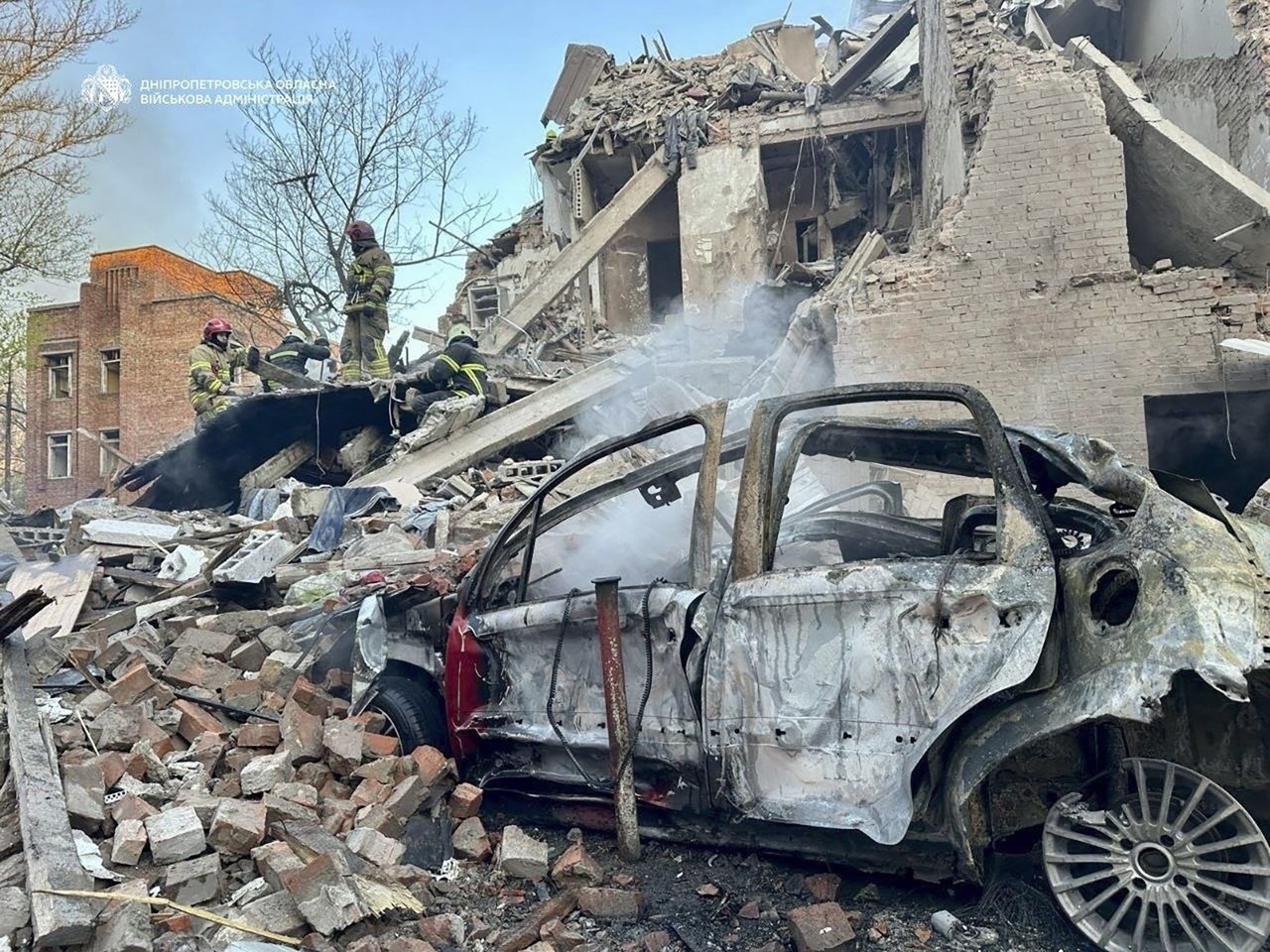 Zware beschietingen in Oekraïense stad Dnipro, doden en tientallen gewonden