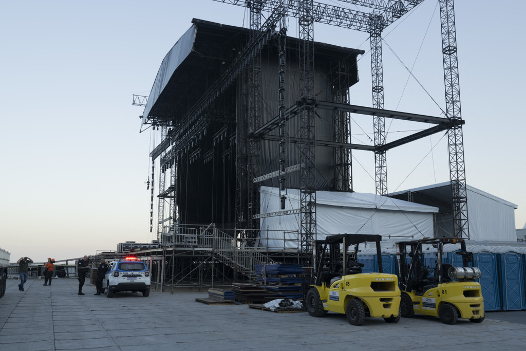 Man overleden tijdens concertopbouw Shakira in Rio de Janeiro