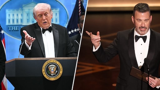 Trump eist ontslag Kimmel na grap over Melania Trump