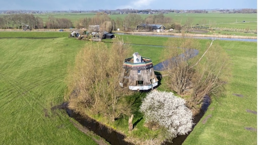 Funda-vondst: uniek wonen in een oude molen