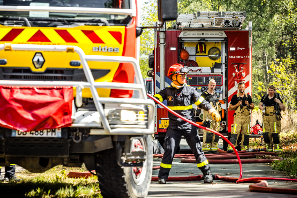 Inzet van Franse, Duitse en Belgische brandweer niet meer nodig