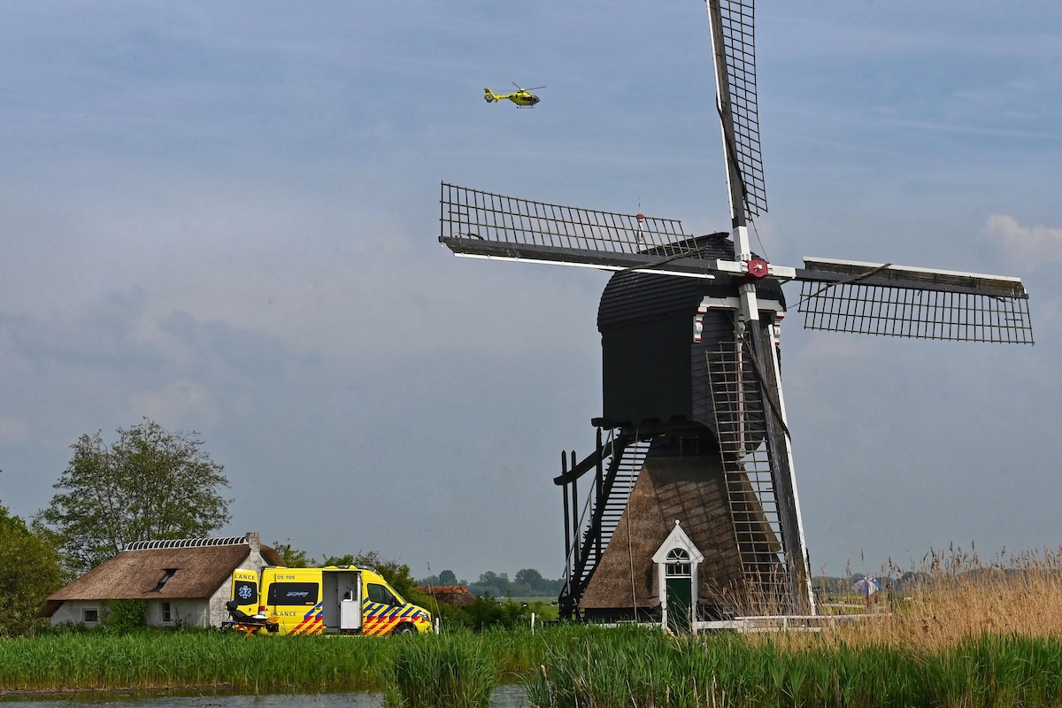 Kind ernstig gewond door klap van molen in Utrechts dorp