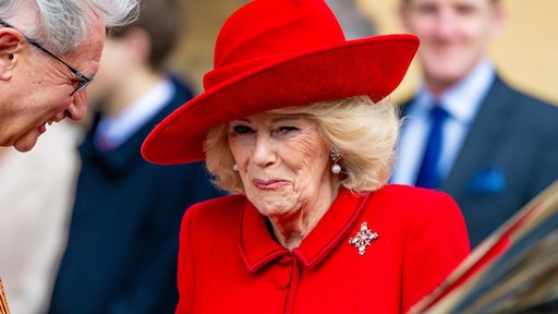 Koningin Camilla ontvangt bijzonder cadeau met kroningsportret